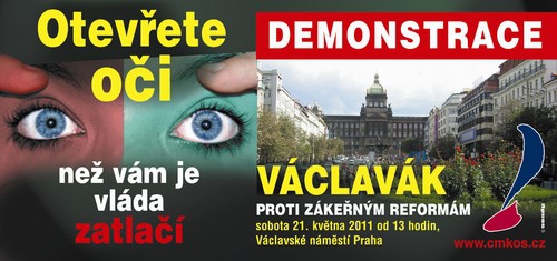 Organizační pokyny k demonstraci 21.5.2011