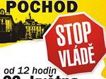 Dnes jsme se zúčastnili protestního pochodu "Platformy Stop Vládě"