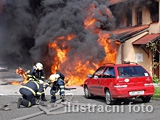 Švédští novináři na návštěvě u pražských hasičů